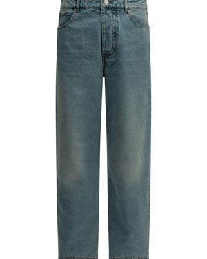 Ami Paris Wide-Leg Jeans - Blue