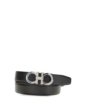 Ferragamo Gancini Belt - White