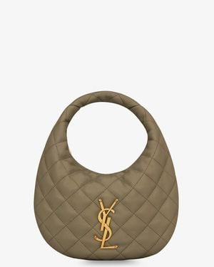 Saint Laurent Icarino Leather Handbag - Metallic