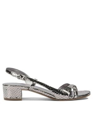 Roberto Del Carlo Goat Leather Sandals - Metallic