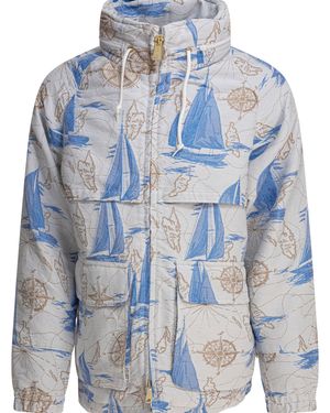 Beams Plus Navy Jackets And Coats Light Blue