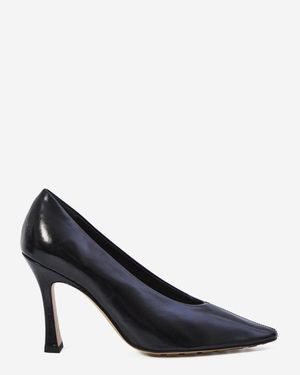 Bottega Veneta Sofia Leather Court Shoes - Blue