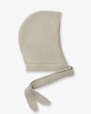Soft Goat Cashmere Bonet - White