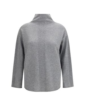 Max Mara Pure Cashmere Jumper Grigio Chiaro - Grey