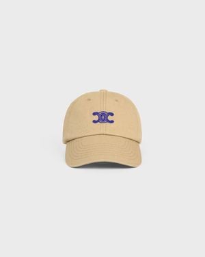Celine Vivienne Baseball Cap - White
