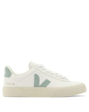 Veja Campo Organic Leather Trainers - White