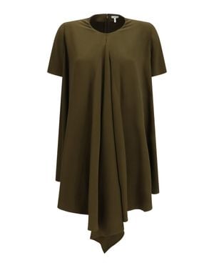 Loewe Stretch Viscose Dress - Green