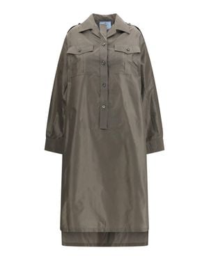 Prada Taffeta Dress - Grey