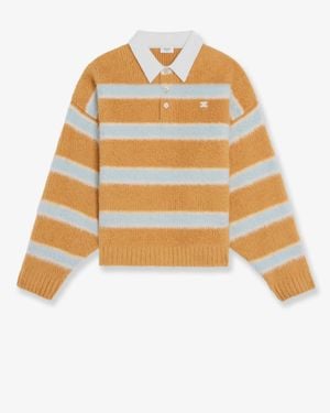 Celine Cotton Blend Polo Shirt - Multicolour