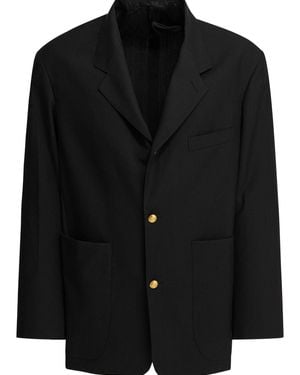 Beams Plus Wool Blazer Jackets And Coats - Black