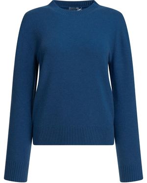 Semler Cashmere Crew-Neck Jumper - Blue