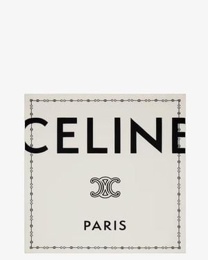 Celine Silk Foulard - White