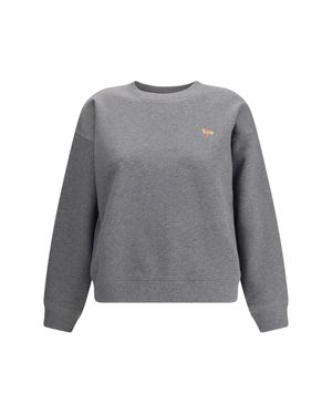 Maison Kitsuné Baby Fox Comfort Sweatshirt Medium Melange - Gray