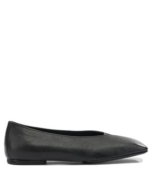 Rick Owens Concordians Ballet Flats Ram Leather - Black