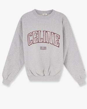 Celine Cotton Sweatshirt - White
