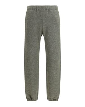Loro Piana Cotton And Linen Joggers - Grey