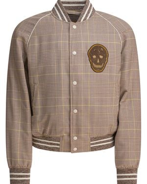 McQueen Bomber Jackets - Brown