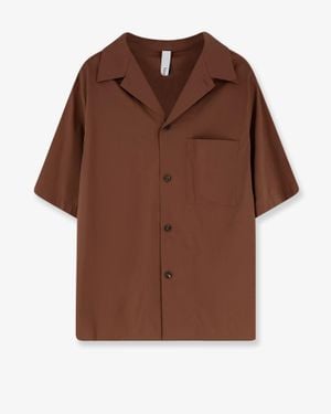 Hevò Shirt Cotton-Blend - Brown