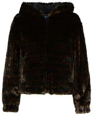 Moschino Polyester Blend Coat - Black