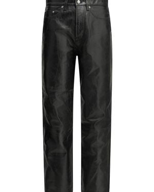 Stussy Casual Leather Trousers - Black