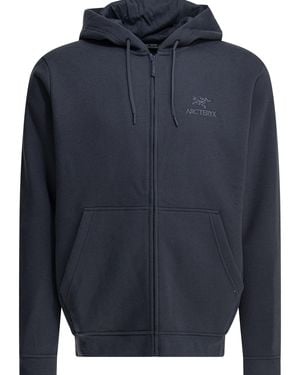 Arc'teryx Emblem Fz Hoodie - Blue