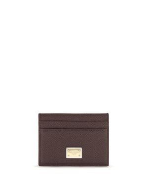 Dolce & Gabbana Leather Cardholder - Red