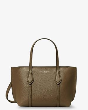 Tory Burch Perry Leather Crossbody Bag - Natural