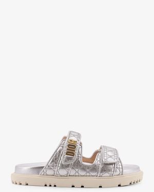 Dior Dior Dioract Leather Sandals - White