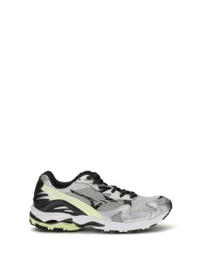Mizuno Wave Rider 10 Sport Trainers Cloudscape/ Sand/Grossular - White
