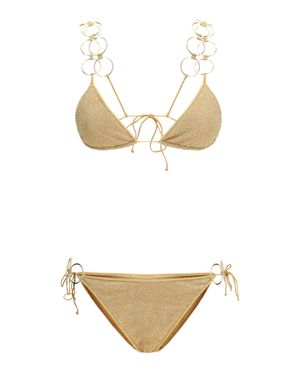 Oséree Lumière Ring Bikini - Metallic