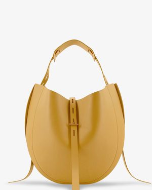 MINOBOSSI Leather Crossbody Bag - Metallic