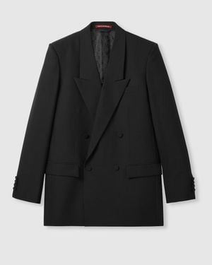 Gucci Double-Breasted Jacket - Black