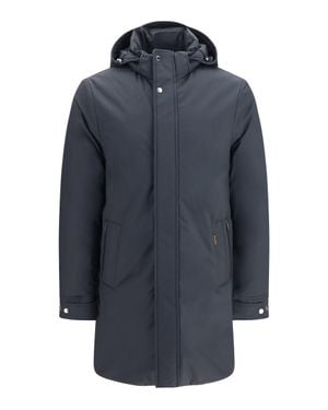 Moorer Vermont Ads Down Jacket Dark - Blue