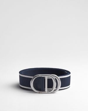 Dior Cd Icon Belt - Blue