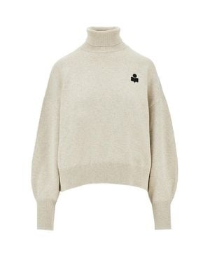 Isabel Marant 'Nasha' Turtleneck Jumper - Natural