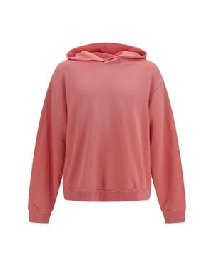 Acne Studios Cotton Hoodie - Red