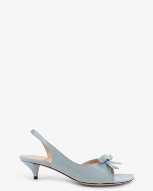 Dior Dior Dior Bow Leather Sandals - White