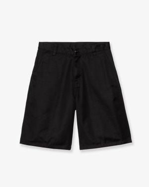 Carhartt Brader Cotton Bermuda Shorts - Black