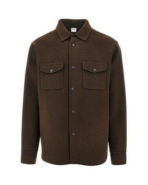 Aspesi Wool Cloth Shirt - Brown
