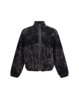 ROA Ewe Faux-Fur Jacket Fuzzy Dark - Black
