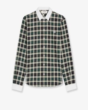 Celine Tartna Cotton Shirt - Green