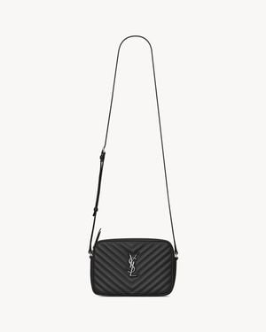 Saint Laurent "Lou Camera Bag" Crossbody Bag - White