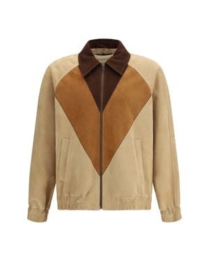Valentino Suede Jacket - Brown