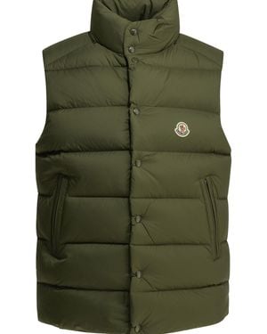 Moncler Tibb Sleeveless Jacket - Green