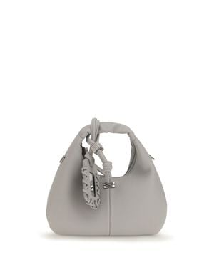 Ganni Mini Hobo Crossbody Bag - White