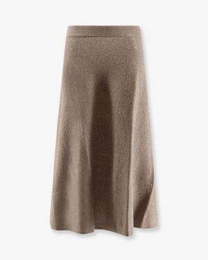 Lisa Yang Torie Cashmere Skirt - Brown