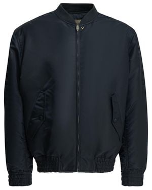Valentino "Vgold" Bomber Jacket - Blue