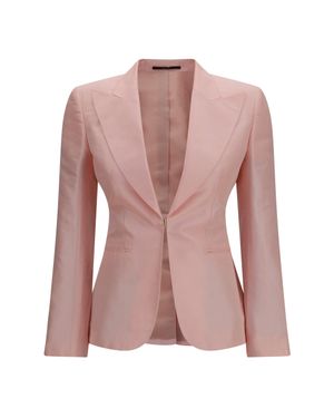 Gucci Jacket Silk Faille - Pink