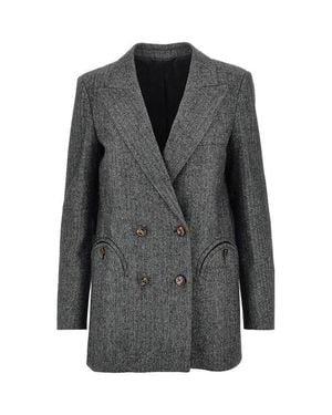BLAZE 'Everyday' Double-Breasted Jacket - Grey