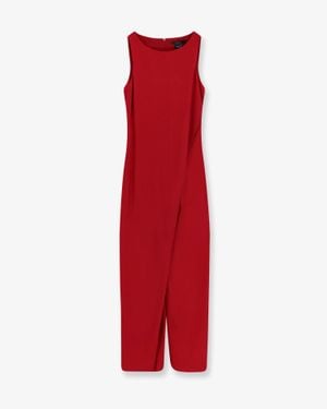 Max Mara Mxebello Viscose Jumpsuit - Red